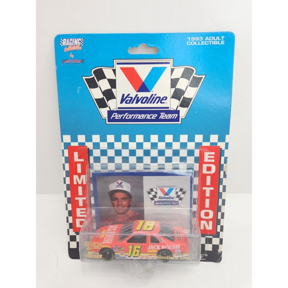 Nascar Wally Dallenbach Jr #16 Jack Roush 1/64 Car 1993 Valvoline Performance